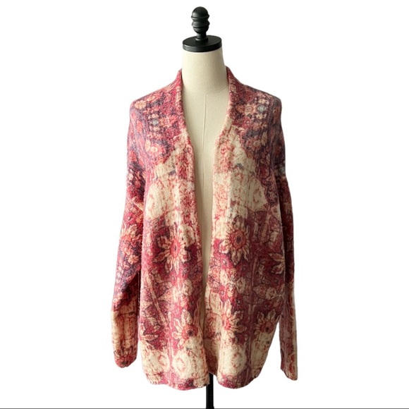 Anthropologie Akemi+Kin Natalia Intarsia Cardigan | M - Picture 2 of 8